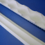 Pasek zębaty do kiełbasek parówek z białą gumą FDA